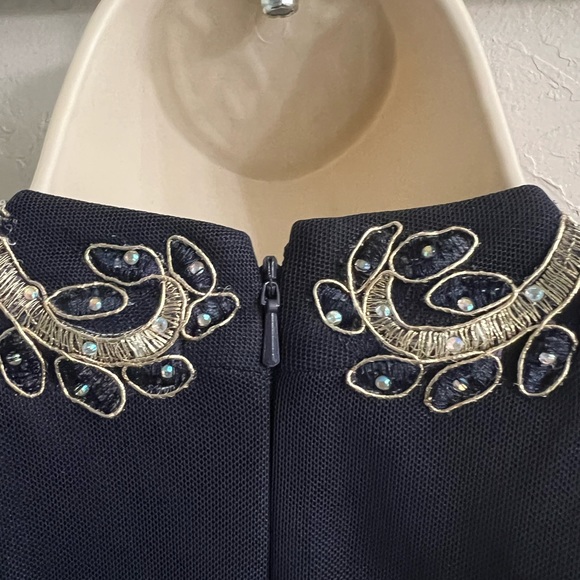 Betsy & Adam Navy Gown - Picture 7 of 12